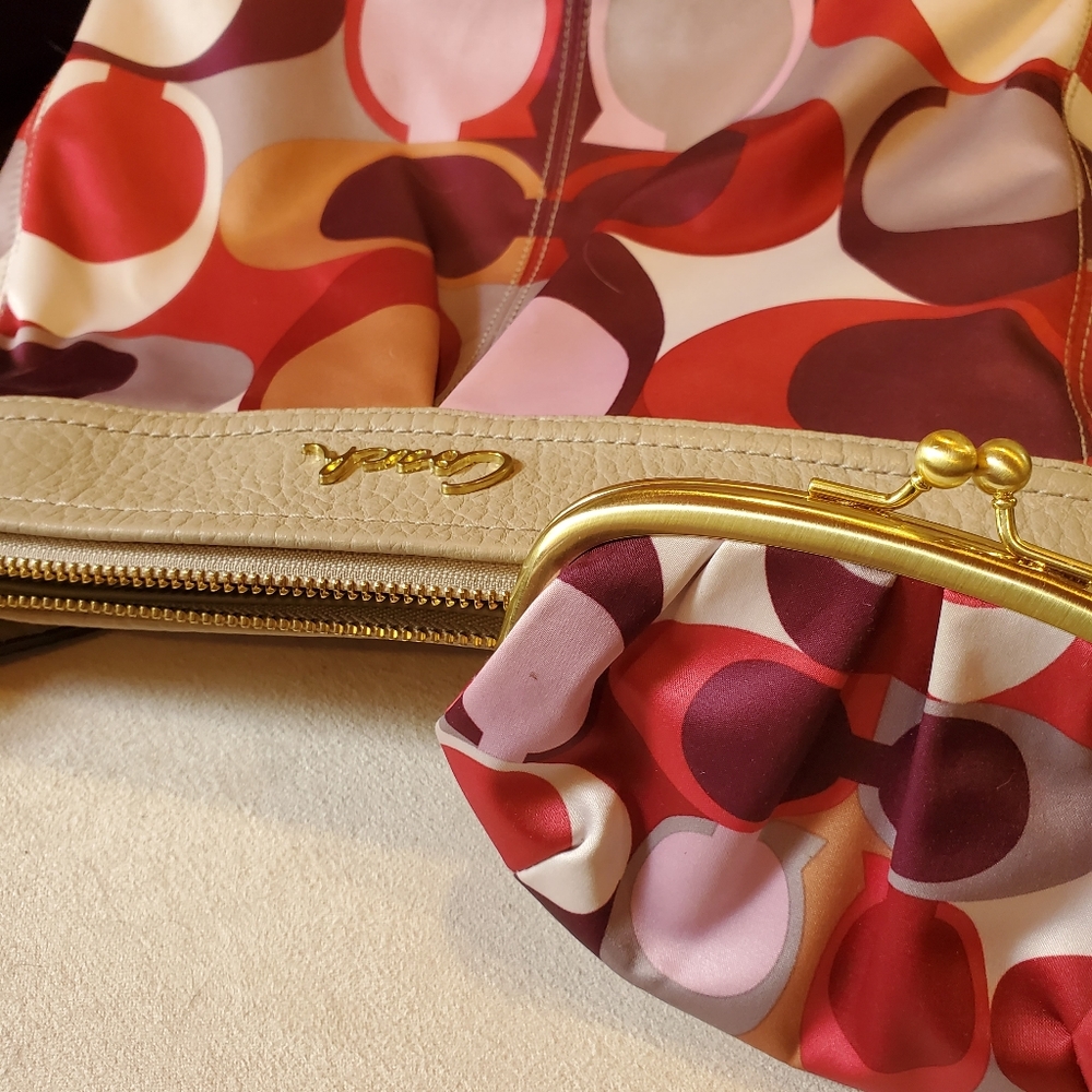 Coach bag w/ change purse